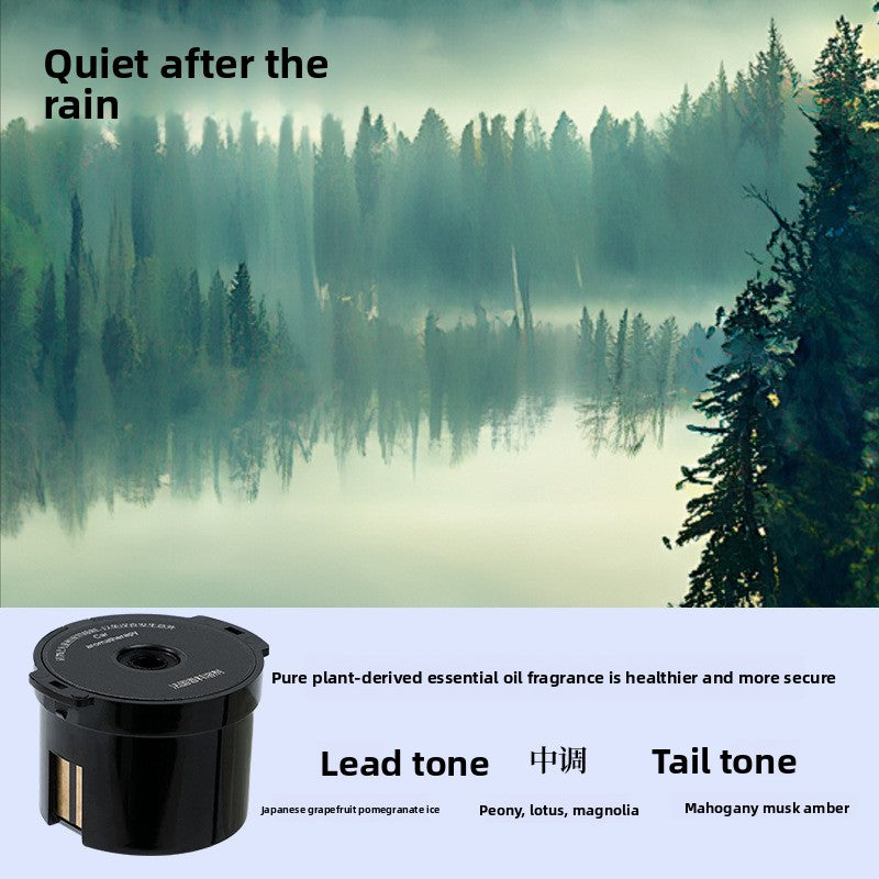 Automatic Car Aroma Diffuser with LED Light - Smart Spray Air Freshener for Long-Lasting Fragrance