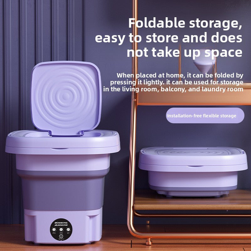 Mini Portable Washing Machine - Compact Washer for Clothes, Underwear & Baby Items