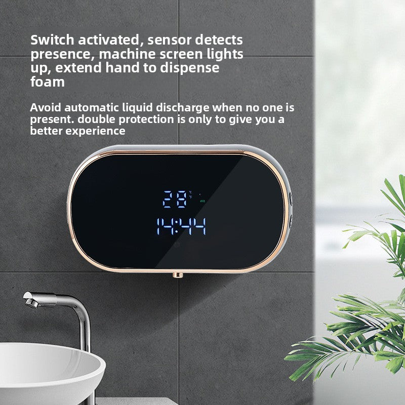 Smart Sensor Soap Dispenser Wall-Mounted USB Rechargeable