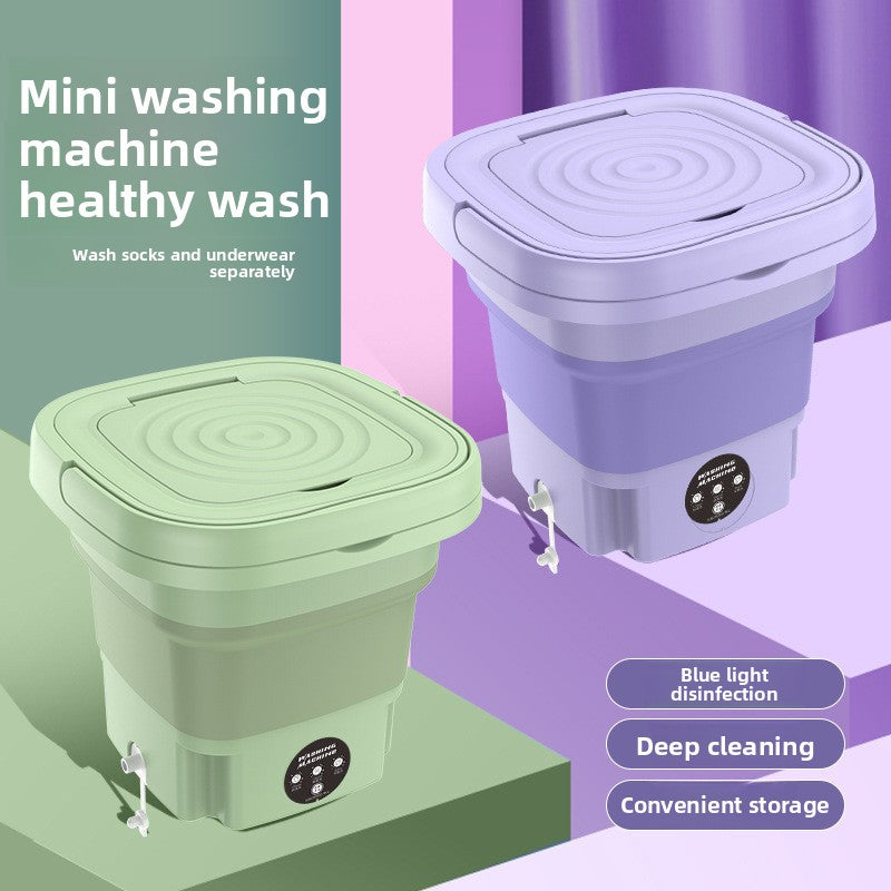 Mini Portable Washing Machine - Compact Washer for Clothes, Underwear & Baby Items