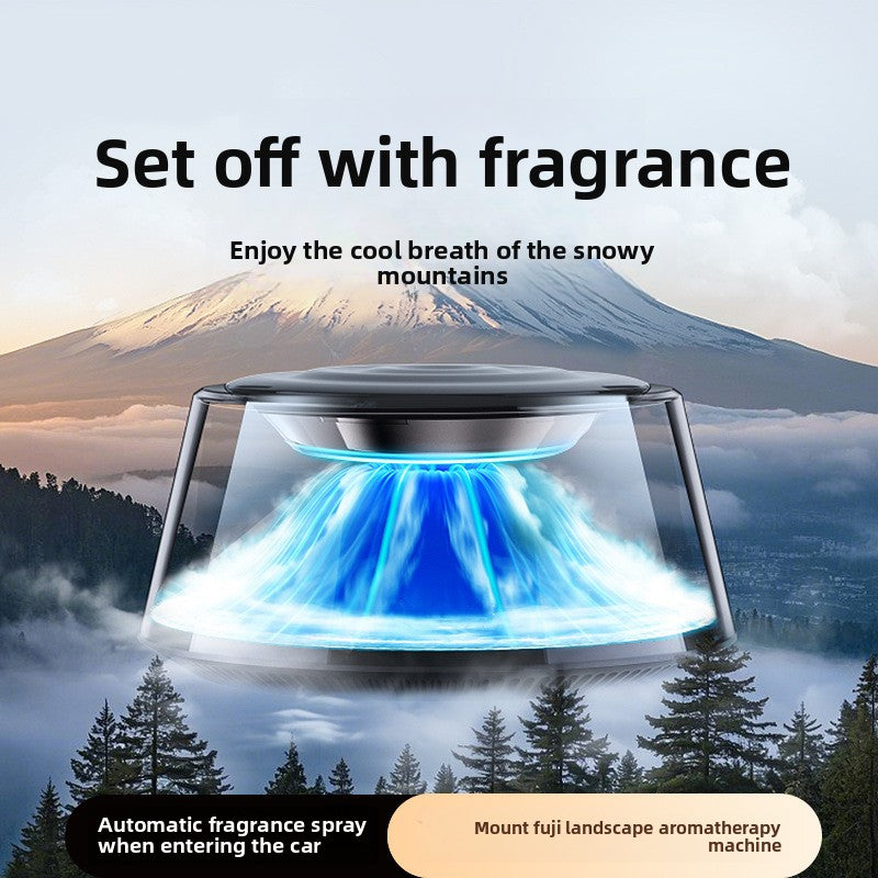 Automatic Car Aroma Diffuser with LED Light - Smart Spray Air Freshener for Long-Lasting Fragrance