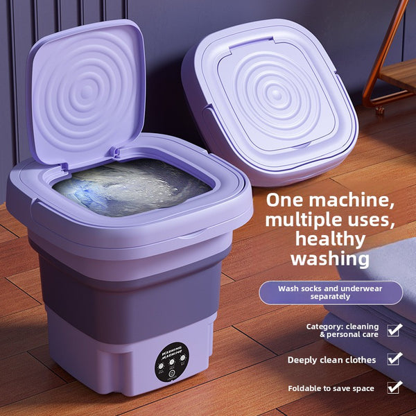 Mini Portable Washing Machine - Compact Washer for Clothes, Underwear & Baby Items
