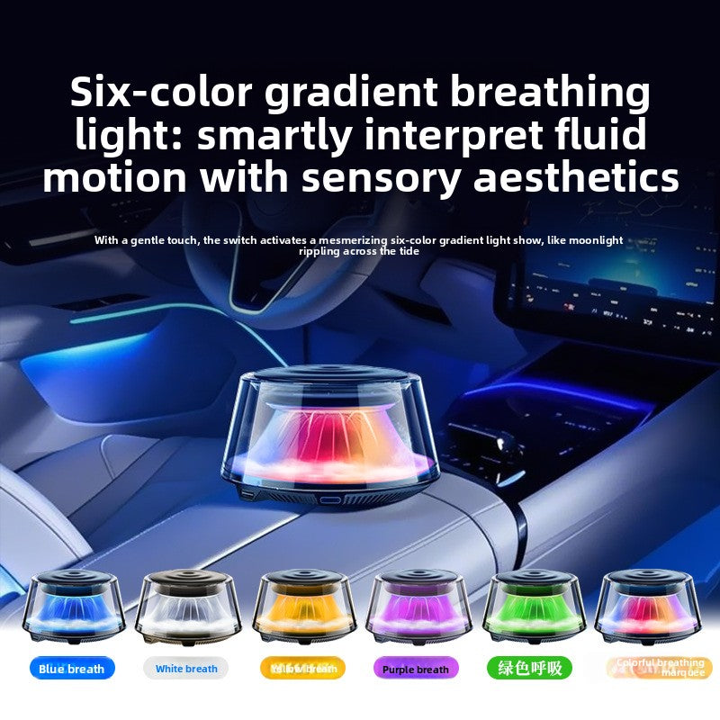 Automatic Car Aroma Diffuser with LED Light - Smart Spray Air Freshener for Long-Lasting Fragrance